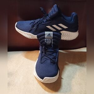 ADIDAS PRO BOUNCE LOW ART AH2677 MEN'S NAVY BLUE BASKETBALL SHOES SIZE 18 NWOB